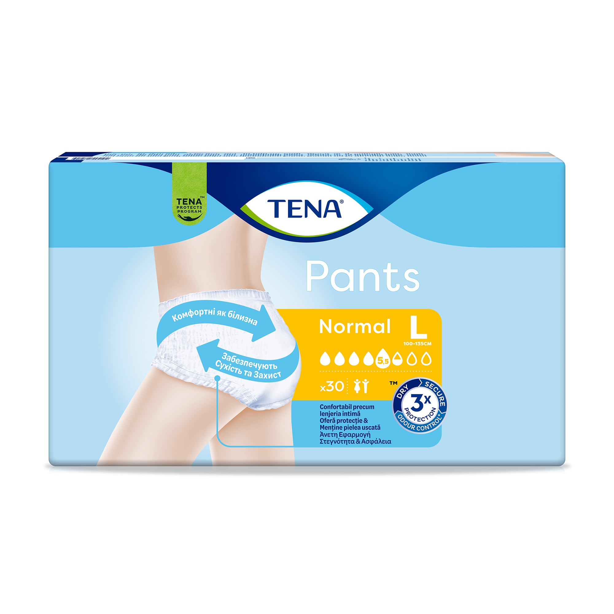 Урологічні труси-підгузки для дорослих TENA Pants Normal, розмір Large, 30 шт